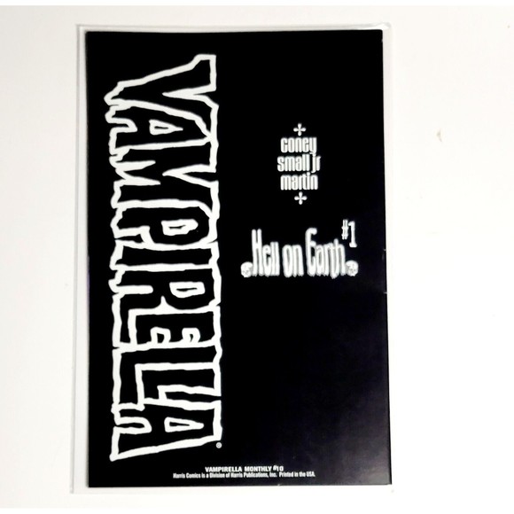 Vampirella Hell On Earth #1 Virgin Black And White Annual Variant HTF NM/M - Picture 2 of 3